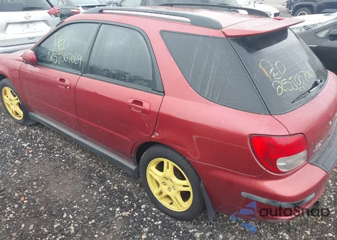 2002 Subaru Impreza Wrx из США, поврежденный, VIN JF1GG29622G804717